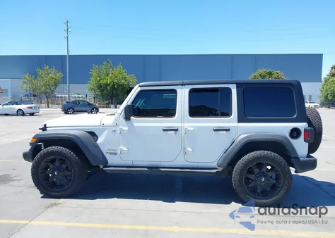 2018 Jeep Wrangler Unlimited Sport S 4X4 from USA, damaged, VIN 1C4HJXDN4JW252590